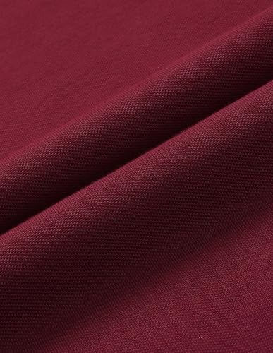 Image of U.S. POLO ASSN. Solid Slim Fit Polo T Shirts for Men - 100% Cotton, Half Sleeve Mens Tshirt - 3XL, Maroon