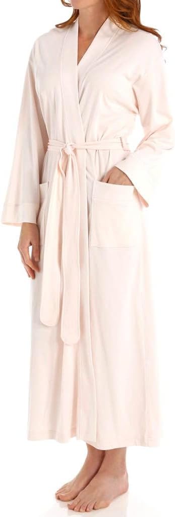 P-Jamas Women's 355660 Butterknits Long Wrap Robe