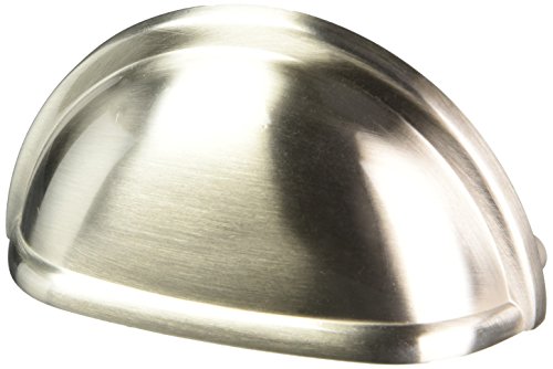 Amerock BP53010-G10 3-Inch Satin Nickel Cup Cabinet Hardware Pull, 15 Pack