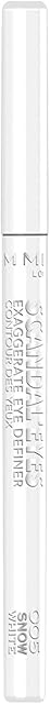 Rimmel Scandaleyes Exaggerate Eye Definer, 005 Snow White, 0.35g
