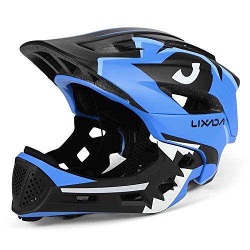Lixada Kinder Fahrradhelm Abnehmbar Integralhelm Kindersport Schutzhelm für Kinderfahrrad, Skateboard, Roller, Inlineskaten, Schutzausrüstung (20,5-22 Zoll)