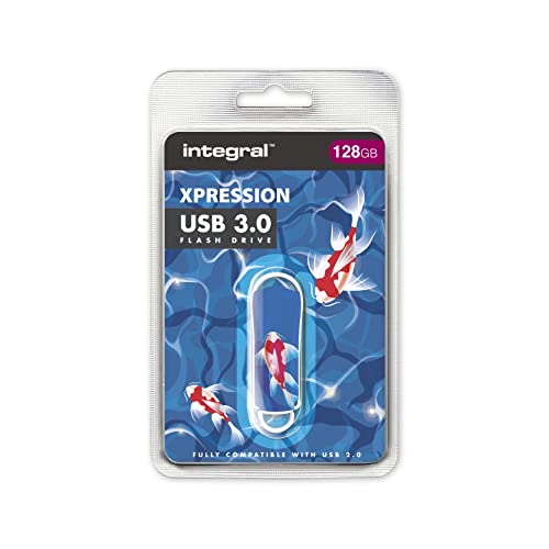Integral 128GB XPression USB 3.2 Drive in Koi Fish Design Sleek and Beautiful Memory Stick Pen Drive - Image 2
