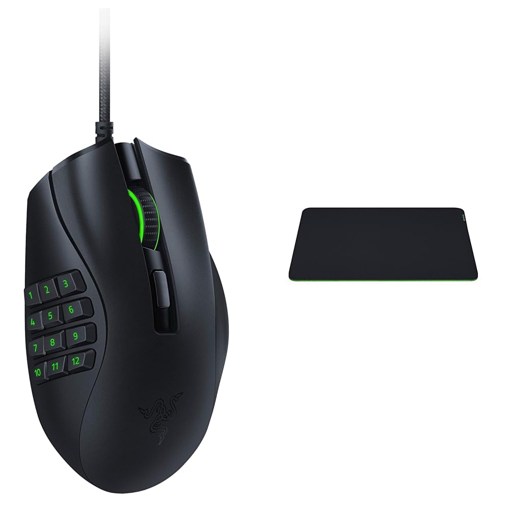 Amazon.co.jp: Razer Naga X ゲーミングマウス + Gigantus V2 M 