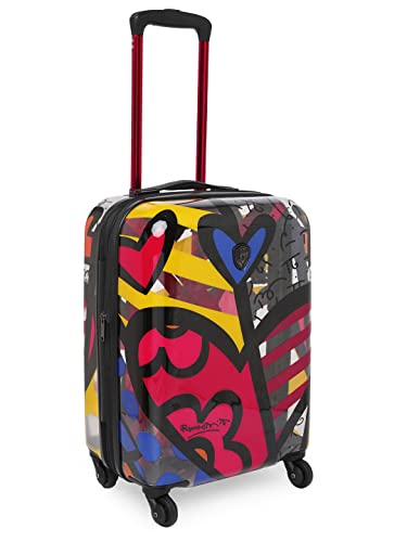 Image of Heys Britto Transparent A New Day Range Multicolor Color 21 inch Cabin Trolley