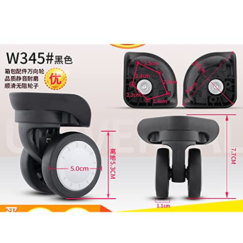 luggage wheels replacement, 360 Swivel Plastic Wheel Replacement Luggage Travel Suitcase Wheels Suitcase Wheel Repair Replace Luggage Wheels (2)(Size:2)2