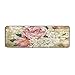 ALAZA Vintage Shabby Chic Pink Rose Floral Runner Rug Non Slip Hallway Entry Carpet Kitchen Rug for Home Dining Living Room Bedroom 72
