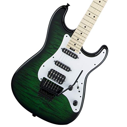 Jackson USA Signature Adrian Smith San Dimas SDQM MN Transparent Green Burst – Guitare Électrique - Les Beatles, Paul McCartney, John Lennon, RIngo Starr, George Harrison Jackson USA Signature Adrian Smith San Dimas SDQM MN Transparent Green Burst - Guitare Électrique
