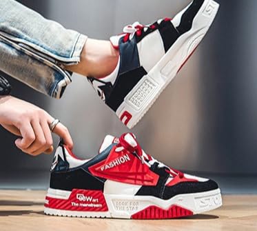 Men's Skate Shoes - Trendy Lace-Up Sneakers for Casual & Sport Wear | Lightweight Comfortable Athletic Shoes2