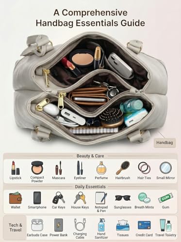 Image of Fostelo Women's Zita Luxe Tote Handbag for Women | Hobo Bag for Work | Ladies Purse | Stylish Shoulder Bag | Gift For Women