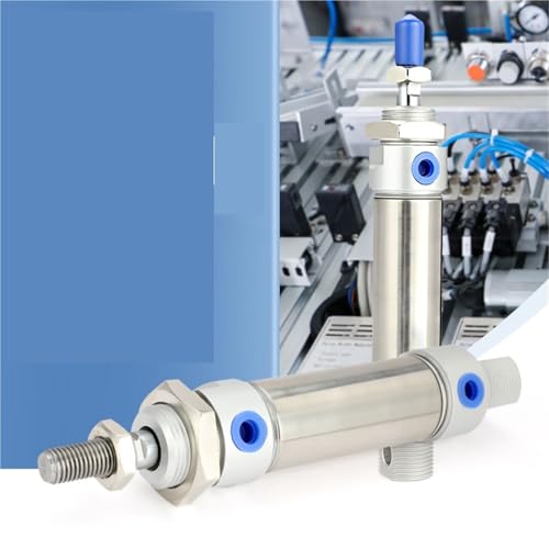 Cilindro neumático mini de doble efecto MA16 de acero inoxidable 3