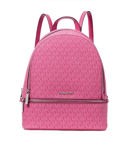 Michael Kors Mochila com logotipo Rhea Medium Signature, Dragão Fruit, M