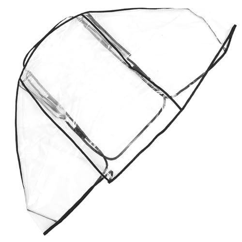 MOBUTOFU Funda de Lluvia Grande para Cochecito Doble Resistente al Viento Material Eva y Protección Completa contra Lluvia para Bebés