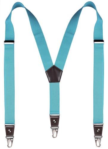 Image of Suspenders for Men with Snap Hooks Adjustable 1.4 inch Wide