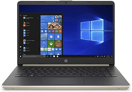 2020 HP 14インチ HD (1366 x 768) 薄型軽量ノートパソコン Intel Celeron N4020 デュアルコアプロセッサー 4GB DDR4 RAM 64GB eMMC HDMI WiFi Bluetooth ウェブカメラ Win
