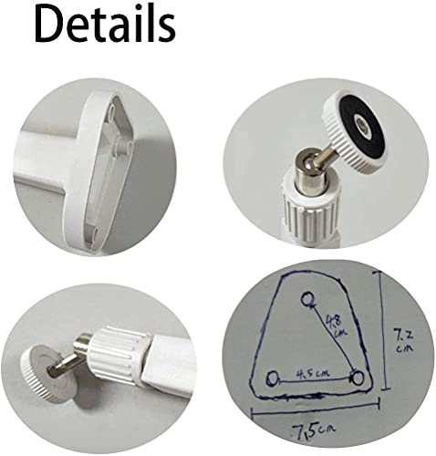 Bestga Adjustable Universal Wall Ceiling Mounts, BS07 15.5cm Pan Tilt Security Camera Brackets for CCTV CCD Box Body Dome Bullet Camera Home Surveillance System - white - Image 3