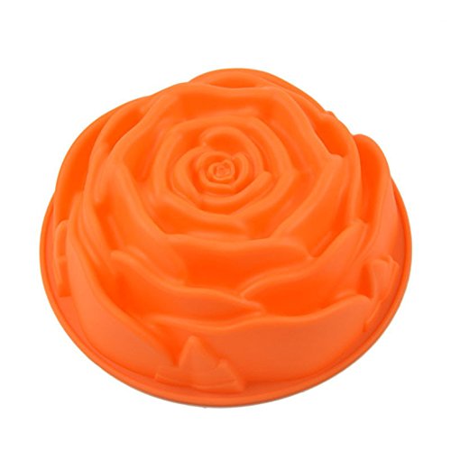 1 Stück Valentinstag Silikon Backformen Ø 24cm, FantasyDay Antihaftbeschichtet Silikon Kuchenform Muffinbackformen Brotbackform für Muffin Kuchen Pudding Torte - Hochwertige Silikonbackform Kastenform