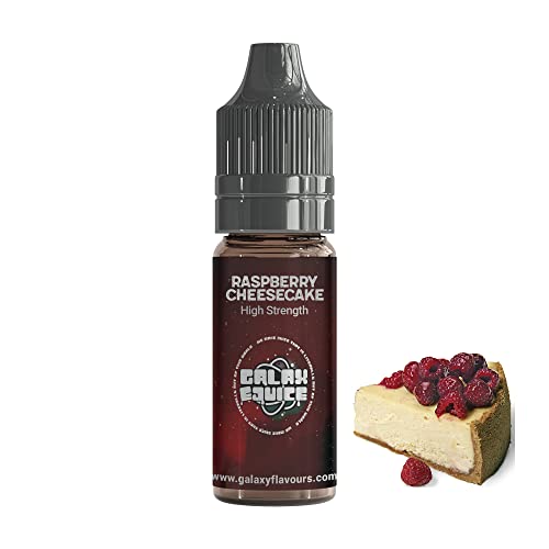 Aroma de tarta de queso y frambuesa - Aromatizante alimentario de alta potencia - Botella de 50 ml - 250 sabores.