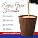 Lang’s Chocolates – Milk Chocolate Cups – Gluten-Free, Kosher Certified – Add Mousse, Dessert, or Liqueur – Perfect for Entertaining – 64 Count