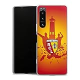 DeinDesign Coque en Silicone Compatible avec Sony Xperia X5 IV Etui Silicone Coque Souple RC Lens Blason Articles pour Fans