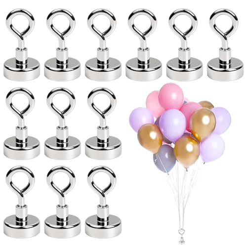 12 Pièces Poids Pour Ballons Support Pour Ballons Poids Pour Ball ons À Hélium Réutilisables Pour Fête, Anniversaire, Mariage, Noël (Argent)