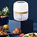 100ml Baby Food Maker, Small Electric Baby Food Processor, Mini Food Chopper Household Blenders for Garlic Veggies, Dicing, Mincing, Puree, Wireless Portable Grinder, Baby Food Mills (white)
