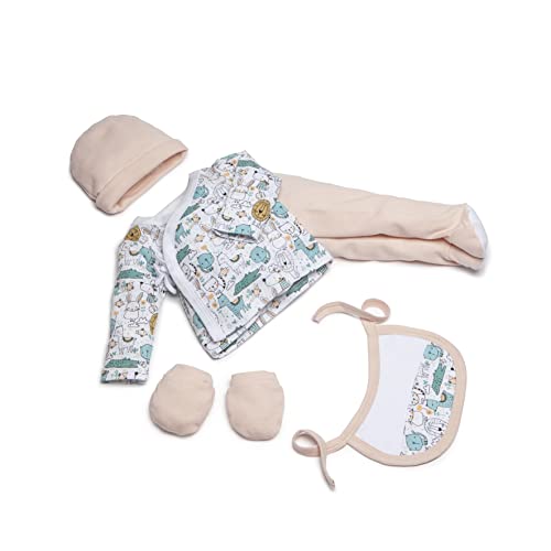 INTERBABY-Set Primera Puesta 5 Piezas Beige