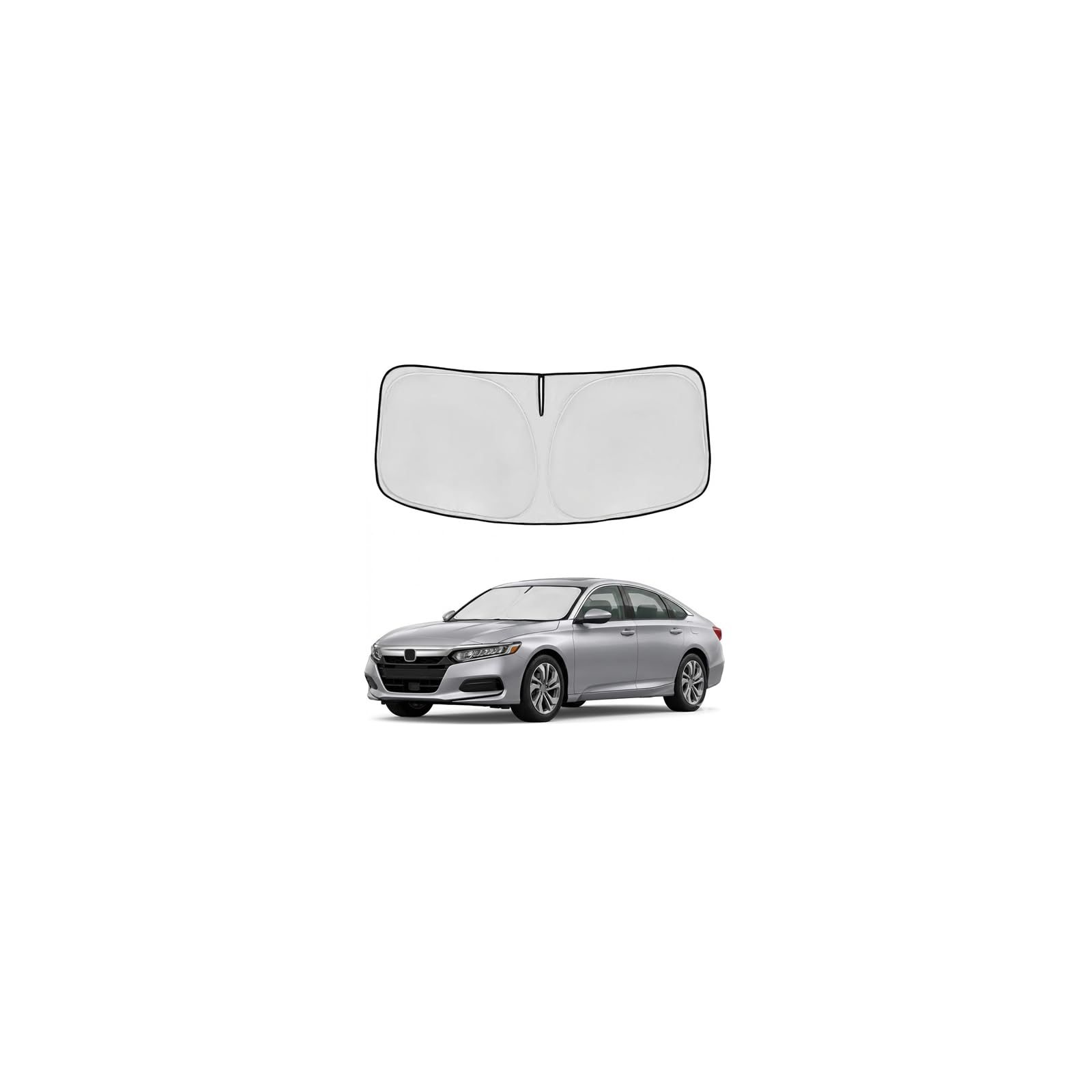 for Honda Accord 2022 2023 2024 2025 2026 Windshield Sun Shade - Foldable Front Window Shade Windshield Cover Custom Fit Honda 11th Gen Accessories
