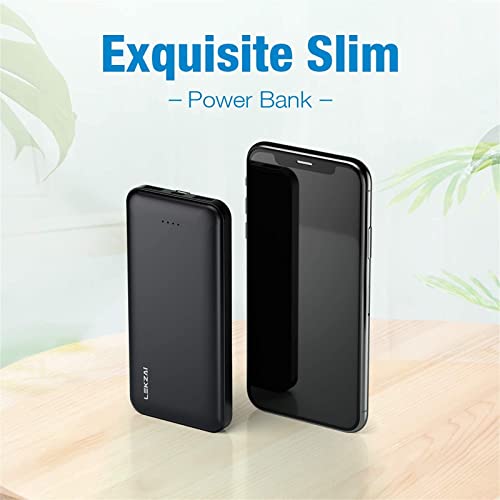 Lekzai 2-Pack 10,000Mah Portable Charger With Usb-C (Input Only), Dual Usb Output Power Bank Slim Battery Pack Compatible With Iphone Samsung Galaxy And More #TOP5