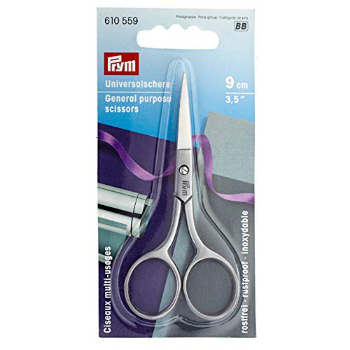 Miniblings Schere Gerade 12 Cm – Handarbeitsschere Für Nähen, Basteln & Feine Schnitte