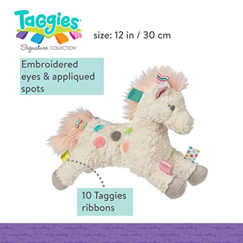Image of Taggies Stuffed Animal Soft Toy, Painted Pony, 11-Inches