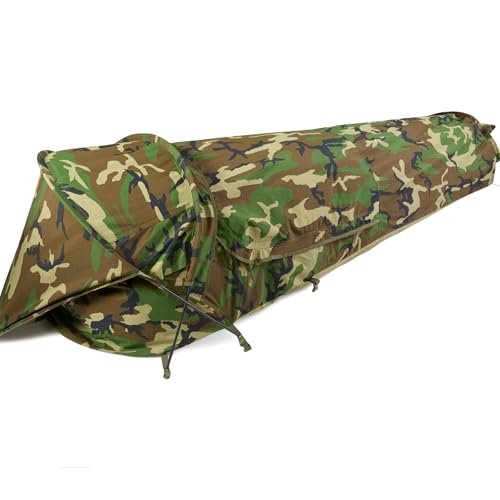 MT Military Hideaway Bivy Cover Stealth Compact Single-Pole...
