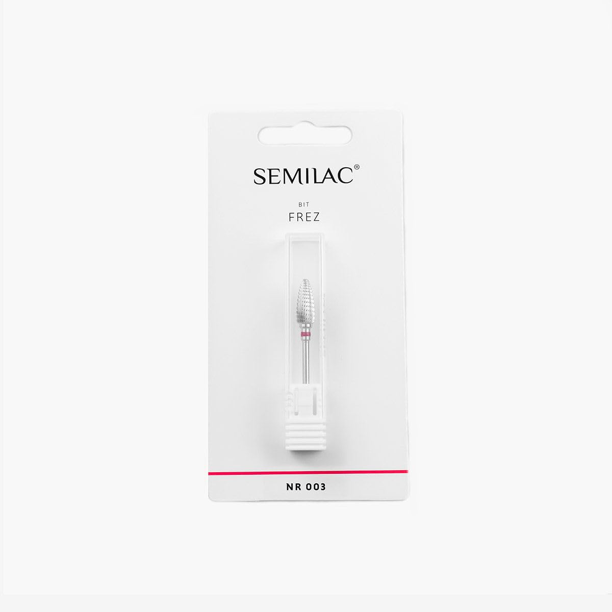 Semilac Carbide Small Cone Nail Drill Bit 003, Strong Carbide Drill Bit Designed for Gel Removal and Shortening Nails - Image 3