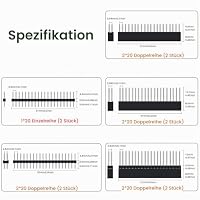 Geekworm GPIO Header Kit für Raspberry Pi 5, 5 Varianten – Ansicht 2