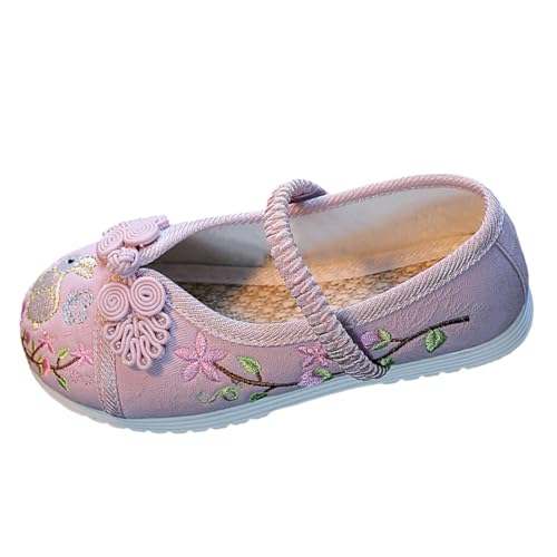 Generic Oink Slides Girls Flat Bottomed Embroidered Sandals Fashionable Costume Children Performance Sandals Simple Apparel (Purple, 8.5 Toddler)