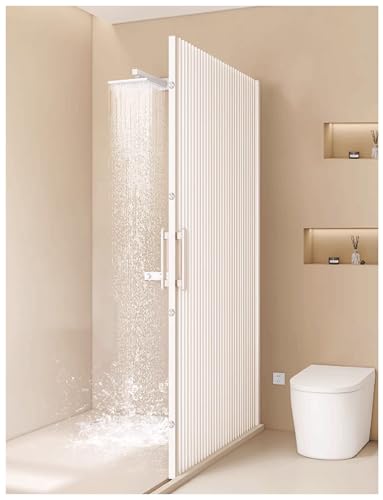 Cortina de ducha plegable magnética para baño y vestidor
