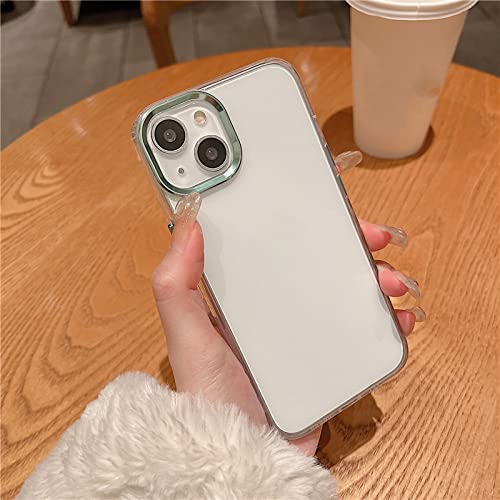 Coque acrylique dur cristal clair iPhone 11 Pro housse de protection souple lentille verte