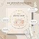 GLÜCKSNEST Mein erstes Jahr Babyalbum mit 138 Stickern | Babybuch zum Eintragen mit kreativen Vorlagen | Erinnerungsbuch Baby für Mädchen & Jungen | Babywunsch Liste | Baby Geschenk Geburt