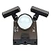 LED Motion Security Flood Light Battery Operated Indoor Outdoor 700 Lumen Adjustable Sensor Detection, Battery Saver Mode, 2 Head, Universal Eave or Wall Mount, Includes L-Bracket to Mount Anywhere)