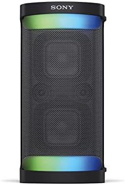 Sony SRS-XP500 Bluetooth głośnik partylowy z mocnym dźwiękiem, oświetleniem i baterią 20h (IPX4, MEGA BASS, funkcja szybkiego ładowania, Party Connect) czarny