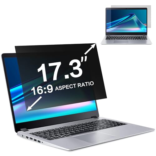 Pantalla antipiquete para portátiles HP Dell trabajar en cafeterías sin reflejos 17.3