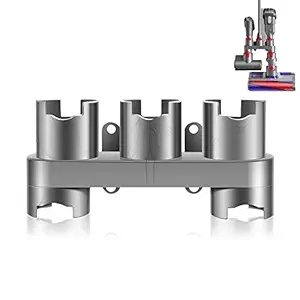 Charlux Accessory Holder Compatible with Dyson V7 V8 V10 Vacuum Cleaner Attachment Holders Docking Station, Grey, 1 Pack