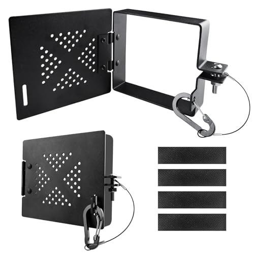 Embout de pare-chocs VR en aluminium noir de 4 pouces avec rondelles x2