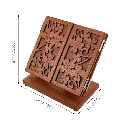 Espejo de tocador de madera portátil Mipcase, espejo tríptico vintage ajustable 3