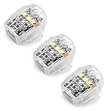 HeiyRC 3PCS Drone Strobe Light,for FAA Anti Collision Night Flight Rechargable Led Lamp,for DJI Mini 4 Pro Air 3 2S Mavic Mini 2 SE Mavic 3 Classic Accessory