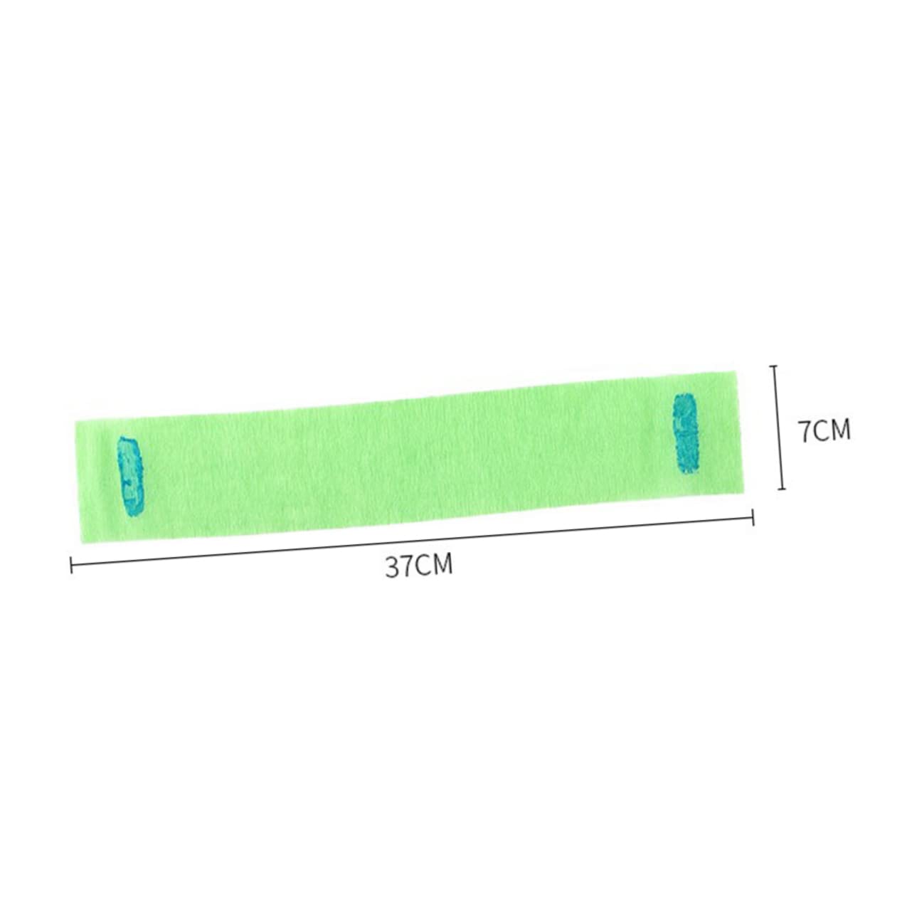FOMIYES 5rolls Disposable Barber Neck Covering Strips of Haircutting Paper for Salon Use Protective Neck Band for Hair Dyeing and Styling Green