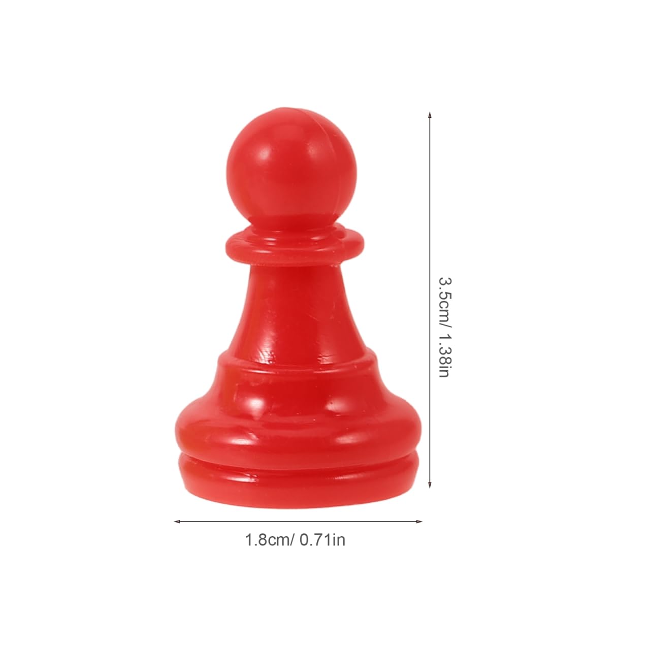 Toddmomy Chess Board Game Pieces Set including 40 Plastic Pawns and 10 Six-Sided Dice for Family Party and Tabletop Board Game Accessories - Image 2
