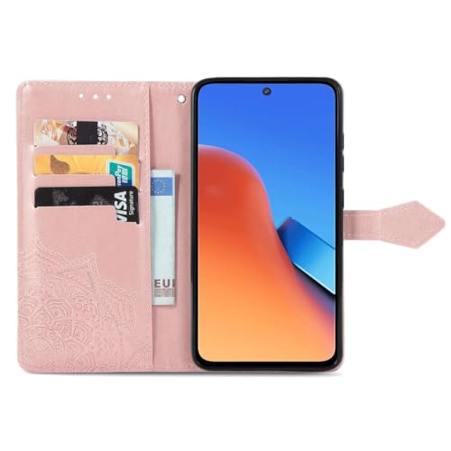 Étui Xiaomi Redmi 12 antichoc or rose doté de la fonction support - 4