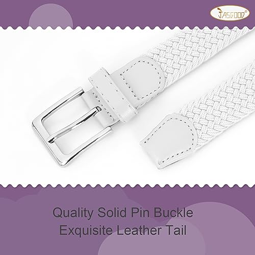 JASGOOD Women Leather Belts Ladies Vintage Western Design Black Waist Belt for Pants Jeans Dresses