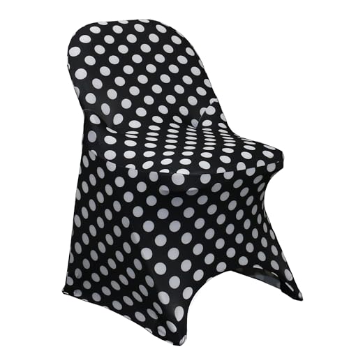 YOUR CHAIR COVERS - 50 Pack Stretch Spandex Folding Chair