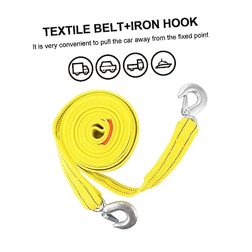 Corde de remorquage 5 tonnes Cabilock en polyester de 5m avec crochets en U solides - 7